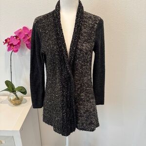COLDWATER CREEK cardigan sweater with snap closure multi blend knit size 10-12